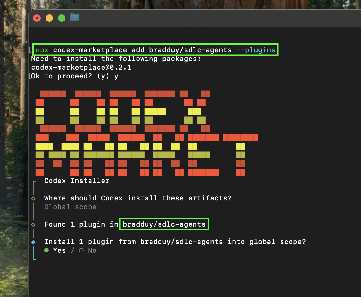 SDLC Agents — OpenAI Codex Contributor certificate